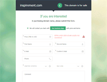 Tablet Screenshot of inspirement.com